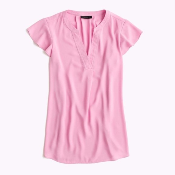 J. Crew Tops - J. Crew Womens Flutter-Sleeve Top
